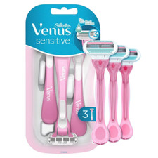GILLETTE Venus Sensitive Rasierapparate für Frauen 3pcs