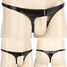 Sexy und atmungsaktive schwarze Unterwäsche für Männer für mini für bikini Slip