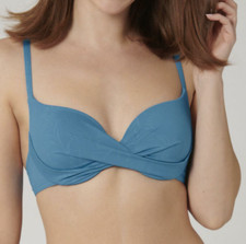Triumph Venus Elegance WP Damen Bikini BH Gepolster mit Bügel Blau Neu