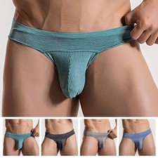 Herren Low Rise Briefs U-Bulge Panties for bikini Unterhose Mit Sleeve M~XL