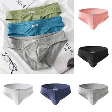 Modischer Herren Ripp für bikini Niedrige Taille Ausbuchtung Beutel Unterwäsche