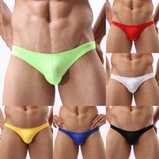 Neu Beiefs Unterwäsche for bikini Dehnbar Eisseide G-String Herren Höschen