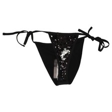 Fashion Nova, Bikiniunterteil, Größe: S, Schwarz, Elasthan/Polyamid #t5s