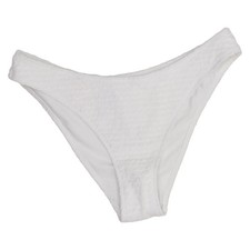 H&M, Bikiniunterteil, Größe: 42, Weiß, Elasthan/Polyamid/Polyester, Damen #ZKn