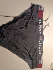Tommy Hilfiger Bikini Unterteil Hose Gr. M/S schwarz gestreift Logo
