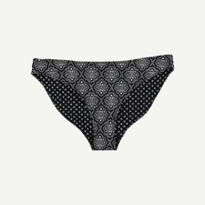 FatFace Damen Bikinihose schwarz Blumenmuster