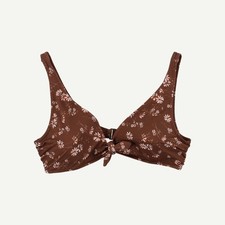 FatFace Damen Bikini Oberteil dunkelbraun