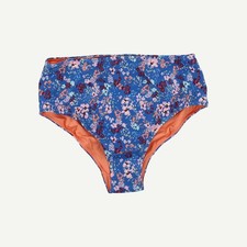 FatFace Damen Bikinihose Navy Blumen