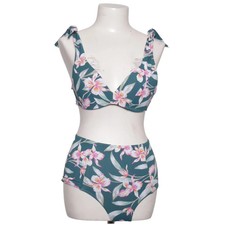 Envy, Bikini, Größe: M, Elasthan/Polyamid, Grün/Mehrfarbig, Blumen #aTd
