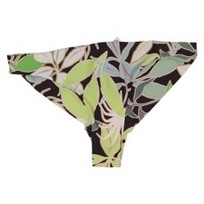 H&M, Bikiniunterteil, Größe: 38, Grün/Schwarz/Mehrfarbig #Iek