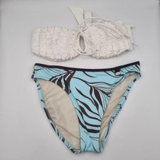 FANTASIE Bikini UK10 Hi-Leg Slip Medium Abercrombie & Fitch Bandeau Top