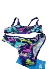 ARENA Mädchen Girls Tie and Dye Bikini Triangle Bikini Gr. 128 Bademode