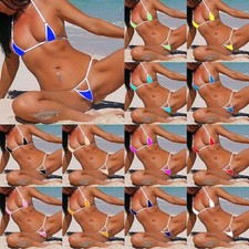 Hohl für bikini Slip für tanga Bademode Set für Damen Dessous Unterhosen