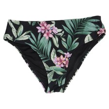 Cupshe, Bikiniunterteil, Größe: M, Schwarz/Grün/Pink #qIo