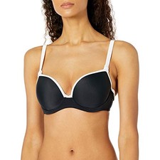 Freya Damen Bikini Oberteil geformt, schwarz, 34DD