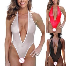 Zuhause Nachtwäsche Für Damen Bodysuit Badeanzug Bequem for bikini Durchsichtig