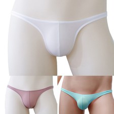 Bequemer Ice Silk Herren für bikini Low Rise Unterhose durchsichtiges Design