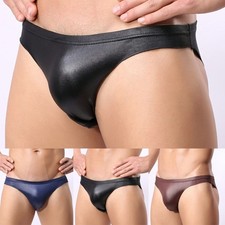 Herren Dessous Kunstleder für mini G-String für tanga Beutel für bikini Slip