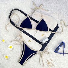 Strand Badeanzug Daily Wear für bikini Polyester Stoff normale Länge Sommer
