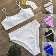 für bikini Bademode Set für Damen mit rückenfreien Trägern und gepolstertem