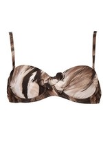 AGENT PROVOCATEUR Damen Bikini Oberteil Gestreift Elegant Mehrfarbig Größe UK 34A