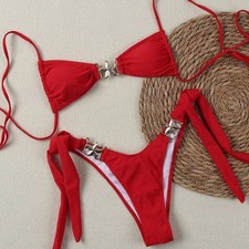 Damen Strand Badeanzug - Rückenfrei für Bikini Style Bademode für Sommer