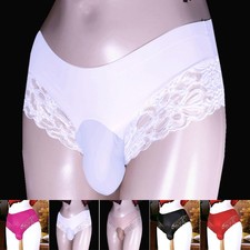 Spitze Unterwäsche for tanga Weich Atmungsaktiv Beutel for bikini Dessous Herren