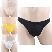 Herren Einfarbig Niedrig für bund für bikini für tanga Unterwäsche 80% Polyester
