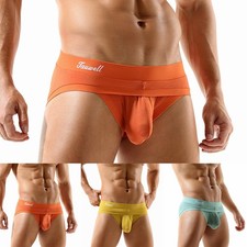 Herren für slim Fit Low Waist Slip Bulge Pouch Unterhose Baumwolle 95%