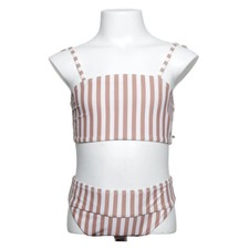 Liewood, Bikini, Größe: 110, Elasthan/Recyceltes Polyester, Braun/Weiß #wAY