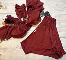 Victoria's Geheimnis Bfyne Remi Badeanzug Braune Chilli