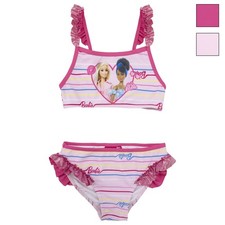 Bikini Badeanzug Mattel Barbie Mädchen 2 Teile Mit Volants Meer 6775