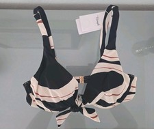 Triumph Bikini Oberteil Summer Allure Neu Farbe Schwarz Beige Grösse 38 C