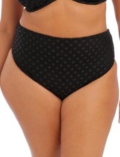 Elomi Swim Bazaruto Mid Rise Bikini Slip (24, schwarz)