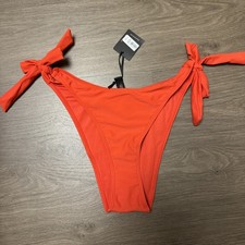 Neu Boux Avenue Erdbeere Bikinihose Slip Größe UK 10 seitlich zum Binden