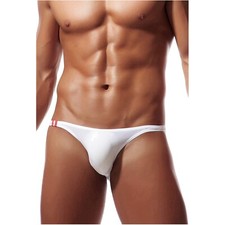 Newsywell Herren Niedrige Taille Bikini Eisseide Slim Fit Slip Unterwäsche