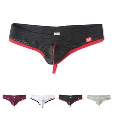 Neu Herren Atmungsaktiv Mesh Niedrig für leib G String Unterwäsche für bikini