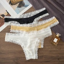 Herren Unterwäsche aus Spitzenstoff mit verbessertem Beutel Low Rise für bikini