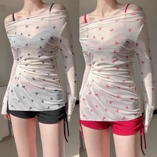 Langarm Bademode für freizeit Sexy Badeanzug Brandneu Zustand Polyester Stoff