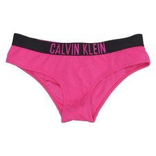 Calvin Klein Swimwear, Bikiniunterteil, Größe: XS, Pink/Schwarz #mod