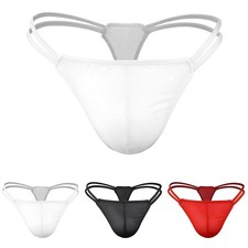 Unterwäsche Sexy Solide Atmungsaktiv T-Back for tanga Bikinis Tüll Eisseide