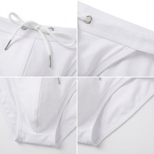 Männlich Herren Bademode Kleidung for bikini Einfarbig Gay Surf Swimming Pool