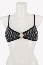 Jets Damen Bademode Gr. 36 (AU10) Schwarz / Weiß NEU Top Bikini-Oberteil Sommer