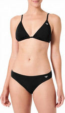 Schwarzer EMPORIO ARMANI Triangel Bikini (Größe L) neu mit Etikett