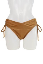 Vince Camuto Damen Bademode Gr. 38 (M) Gold NEU Unterteil Bikini-Hose Sommer