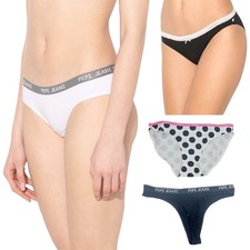 Pepe Jeans Damen Bikini Slips 1er Pack Damen Slips Weiche Baumwolle...