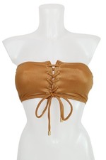 Vince Camuto Damen Bademode Gr. 34 (XS) Gold NEU Top Bikini-Oberteil Sommer