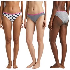 PEPE JEANS 10164 Damen Bikini Slips 3er Pack Höschen Soft Baumwolle...