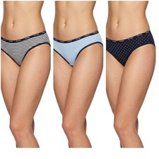 PEPE JEANS Damen Slips Baumwolle Bikini Slips 3er Pack Höschen...
